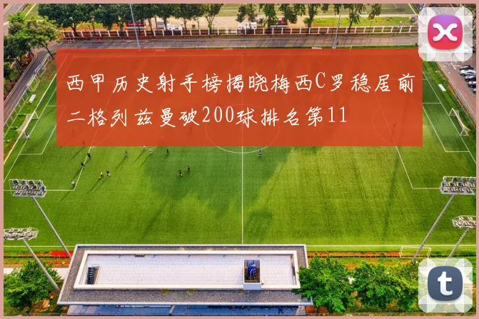 西甲历史射手榜揭晓梅西C罗稳居前二格列兹曼破200球排名第11